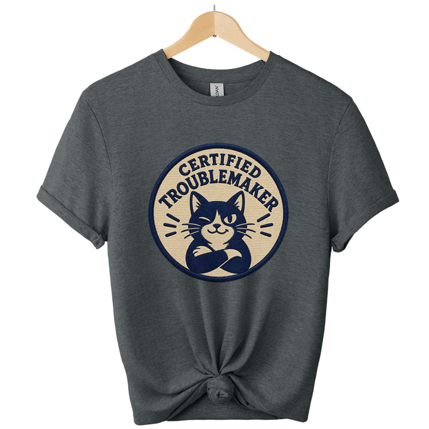 Certified Troublemaker Cat t-Shirt