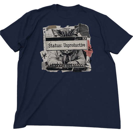 Unproductive Cat T-Shirt
