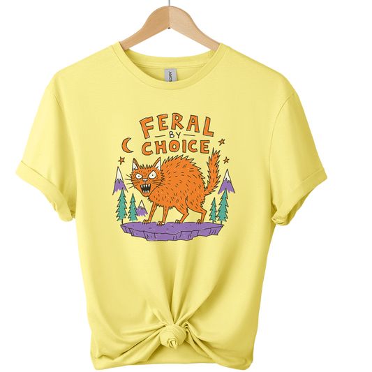 Feral By Choice Cat T-Shirt