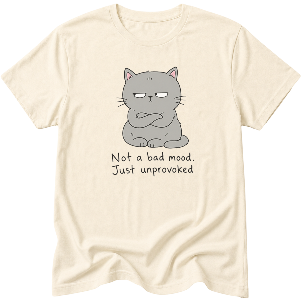 Not A Bad Mood cat T-Shirt