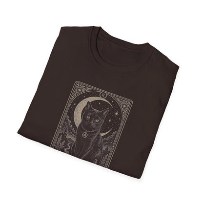 The Familiar Black Cat Tarot T-shirt