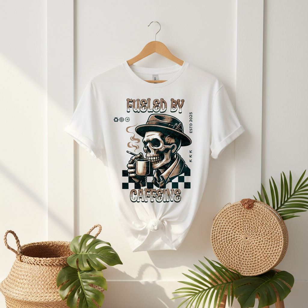 fueled by caffiene T-shirt