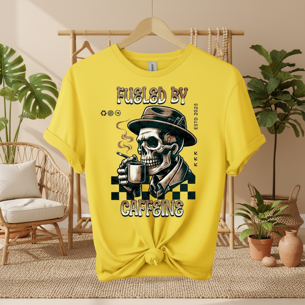 fueled by caffiene T-shirt