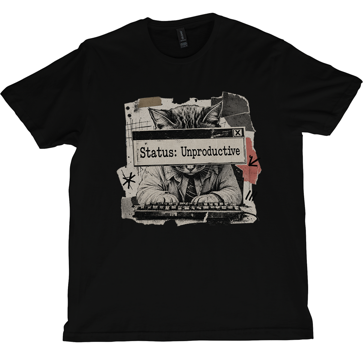 Unproductive Cat T-Shirt