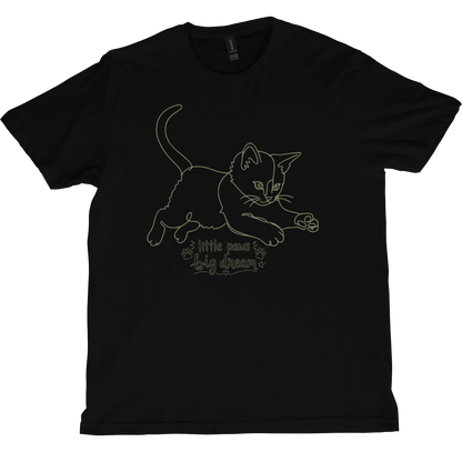 Little Paws Big Dreams Cat T-Shirt