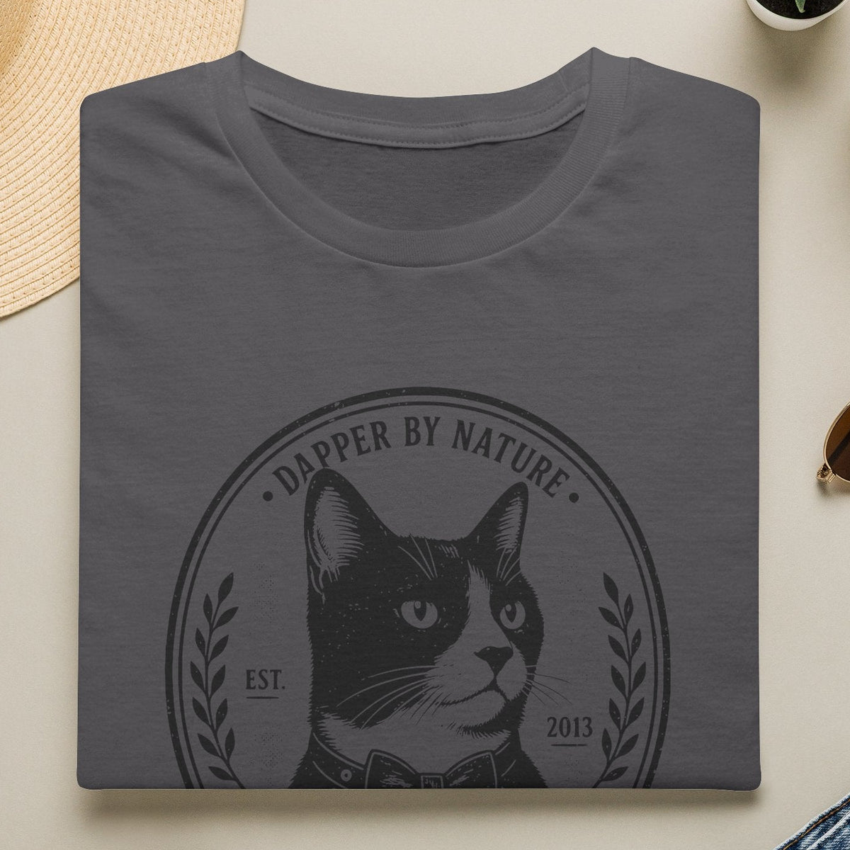 Cat Tuxedo society Folded charcoal