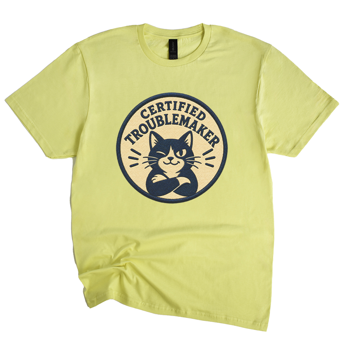 Certified Troublemaker Cat t-Shirt