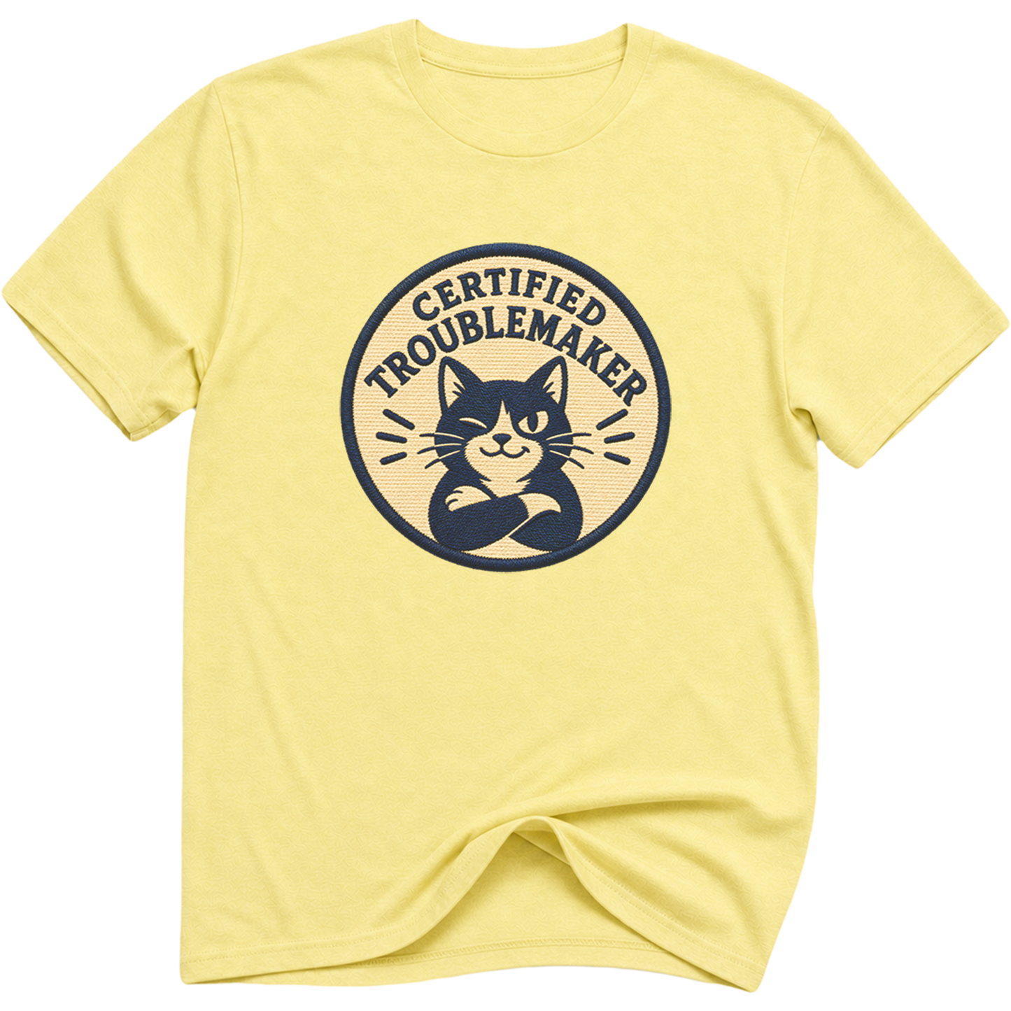 Certified Troublemaker Cat t-Shirt