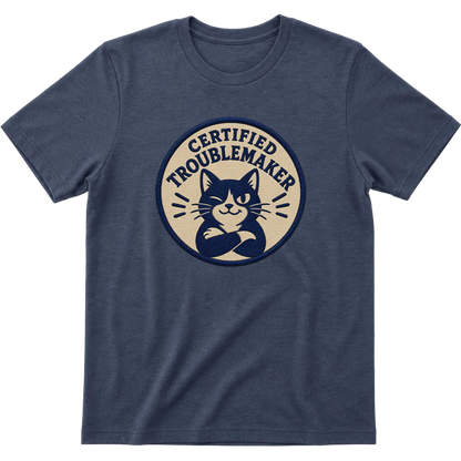 Certified Troublemaker Cat t-Shirt