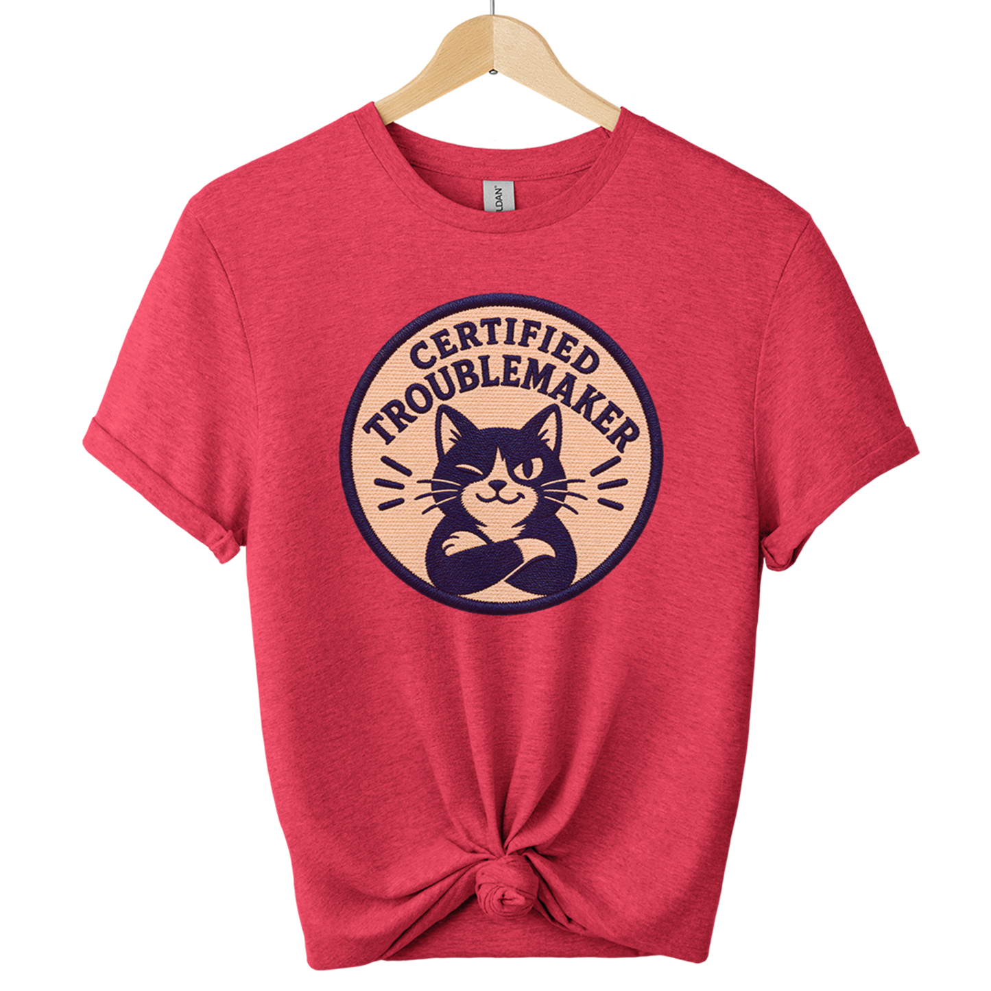 Certified Troublemaker Cat t-Shirt