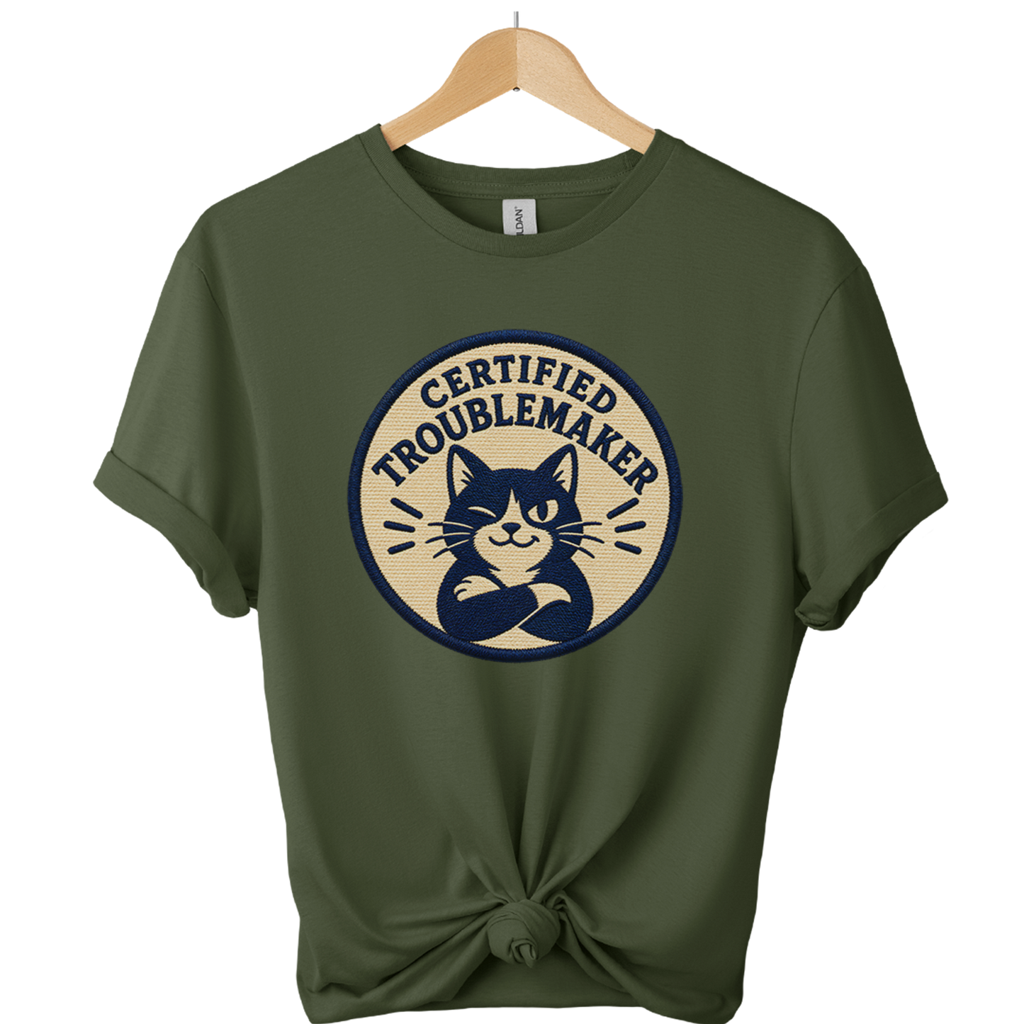 Certified Troublemaker Cat t-Shirt