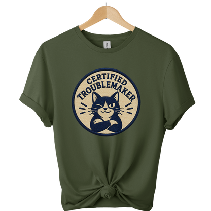 Certified Troublemaker Cat t-Shirt