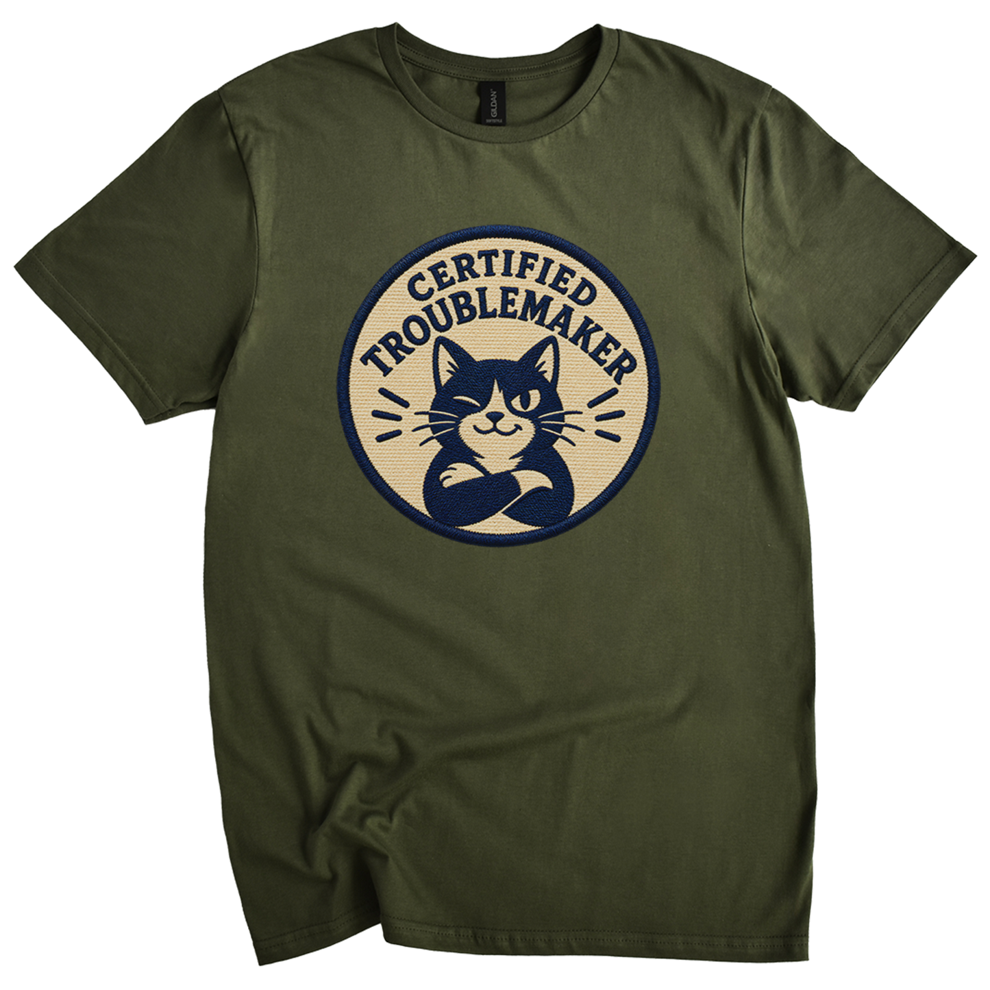 Certified Troublemaker Cat t-Shirt