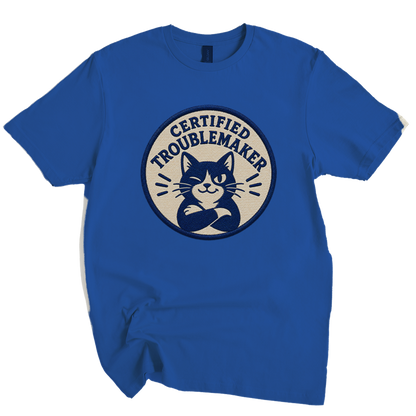 Certified Troublemaker Cat t-Shirt