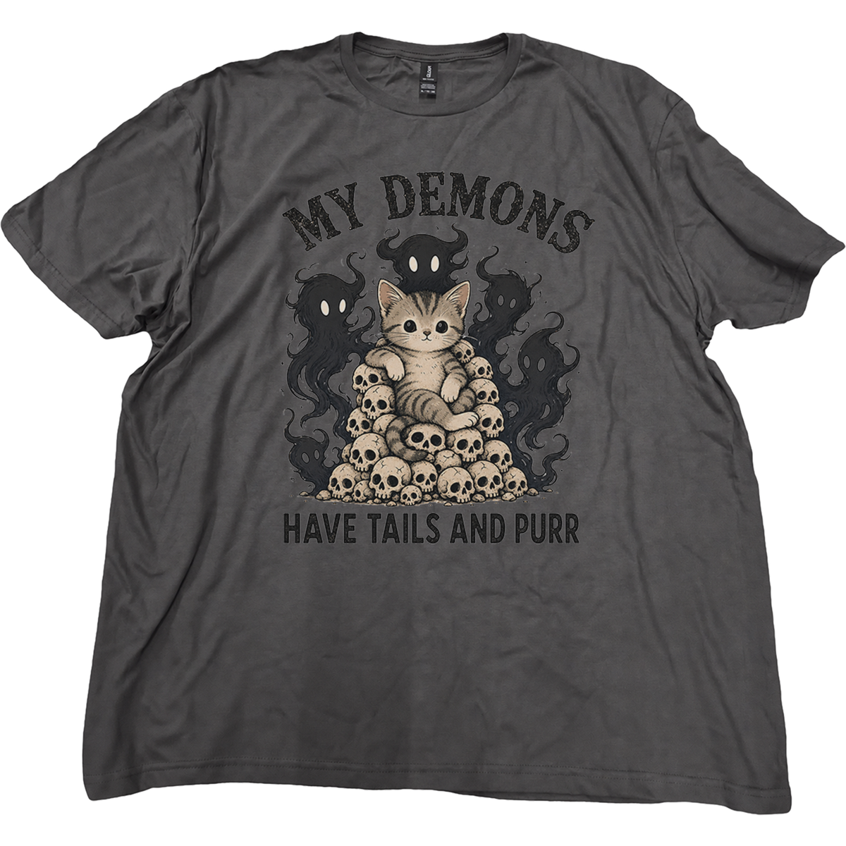 Tails and Purr skull cat T-Shirt