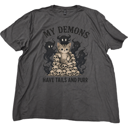 Tails and Purr skull cat T-Shirt