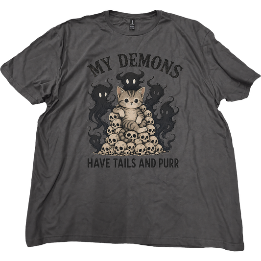 Tails and Purr skull cat T-Shirt