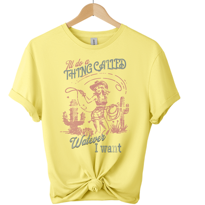 ill do whatever i want Vintage 50s Cowgirl T-Shirt