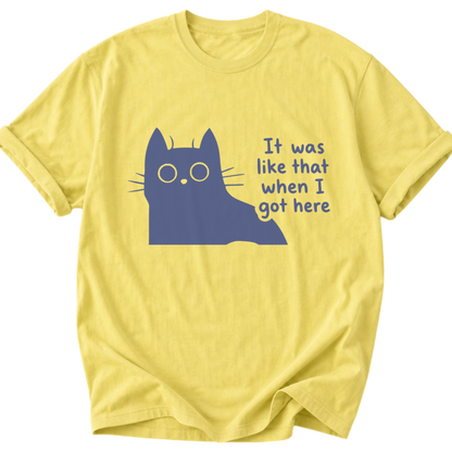 It Was Like That Cat T-Shirt
