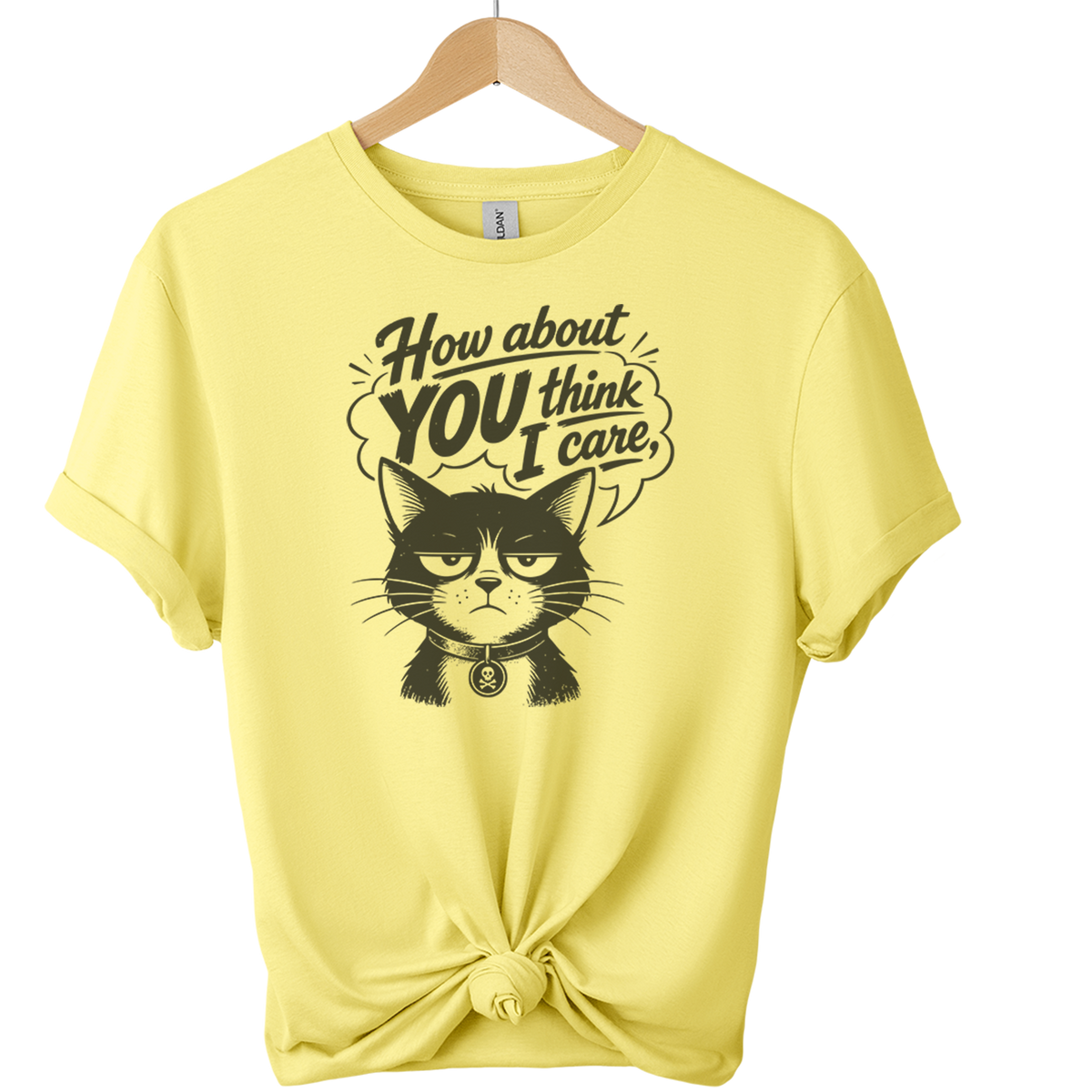 How About You Think I Care Cat T-Shirt