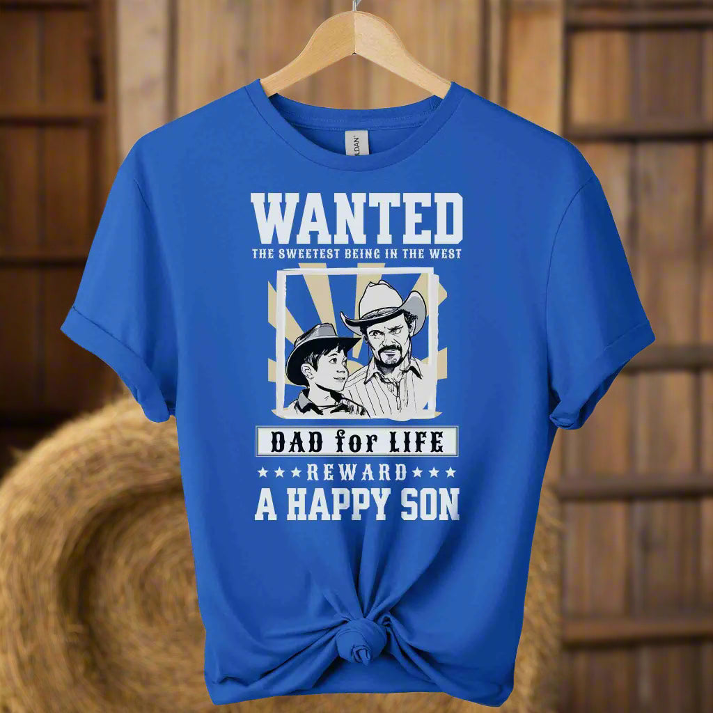 Gildan t-shirts Dad T-shirts with father and son design and typography  retro-style t-shirt. for unisex with the color of color royal
