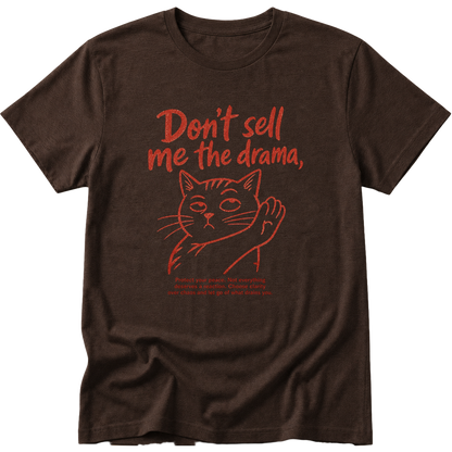 Don't Sell Me The Drama Cat T-Shirt