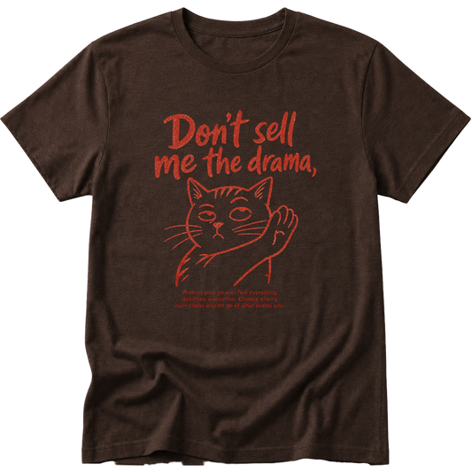 Don't Sell Me The Drama Cat T-Shirt