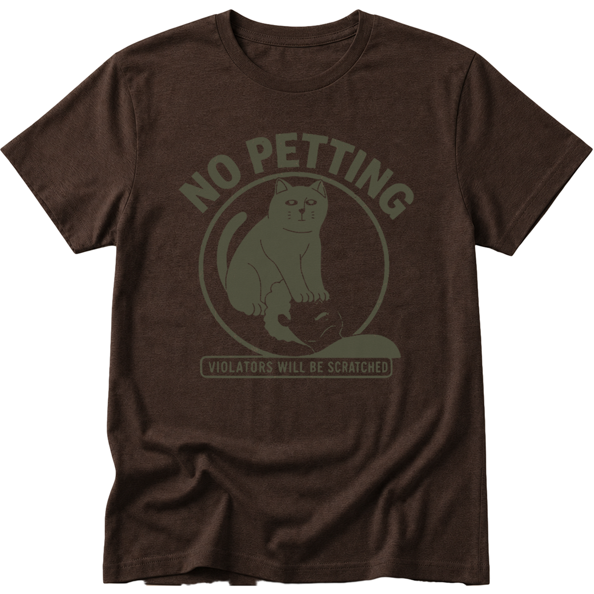 No Petting Cat T-Shirt T-shirt