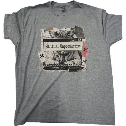 Unproductive Cat T-Shirt