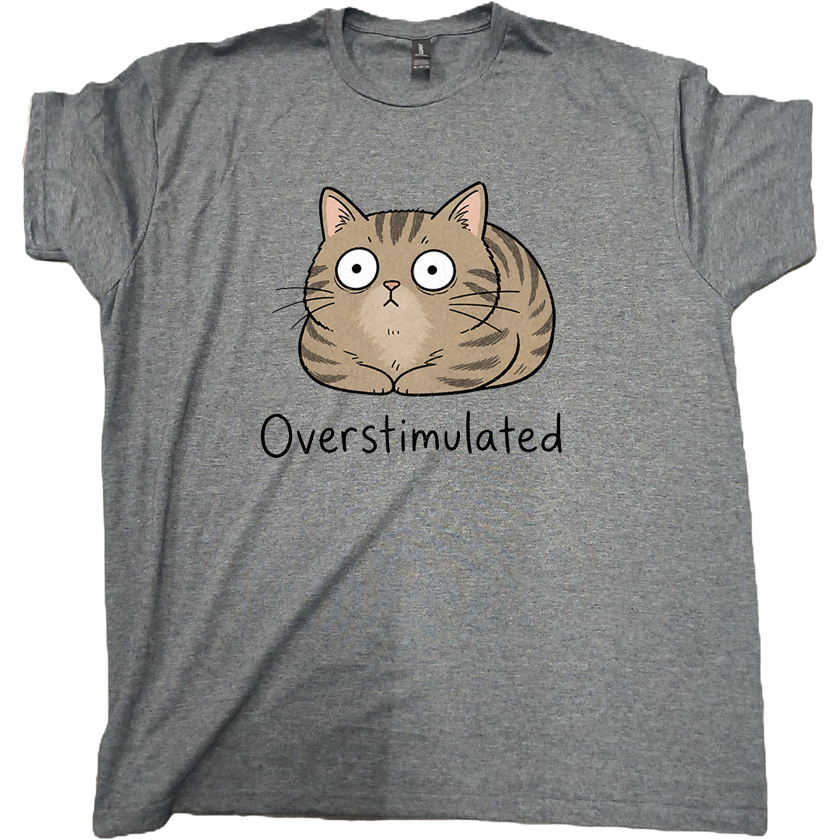 Overstimulated Cat T-Shirts