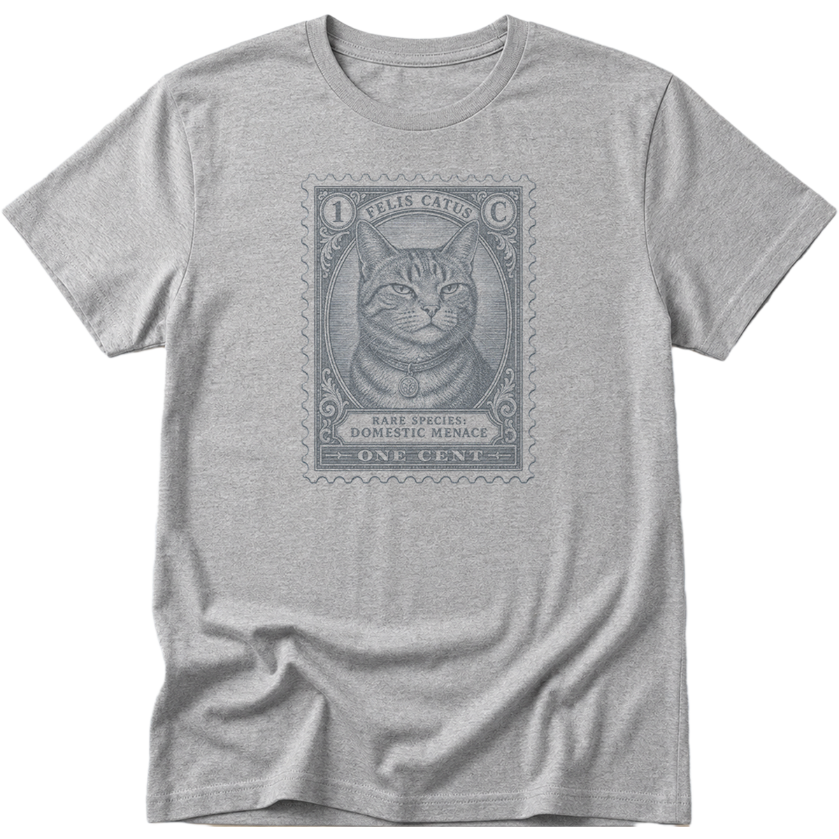 Rare Species Domestic Menace Postage Stamp Cat