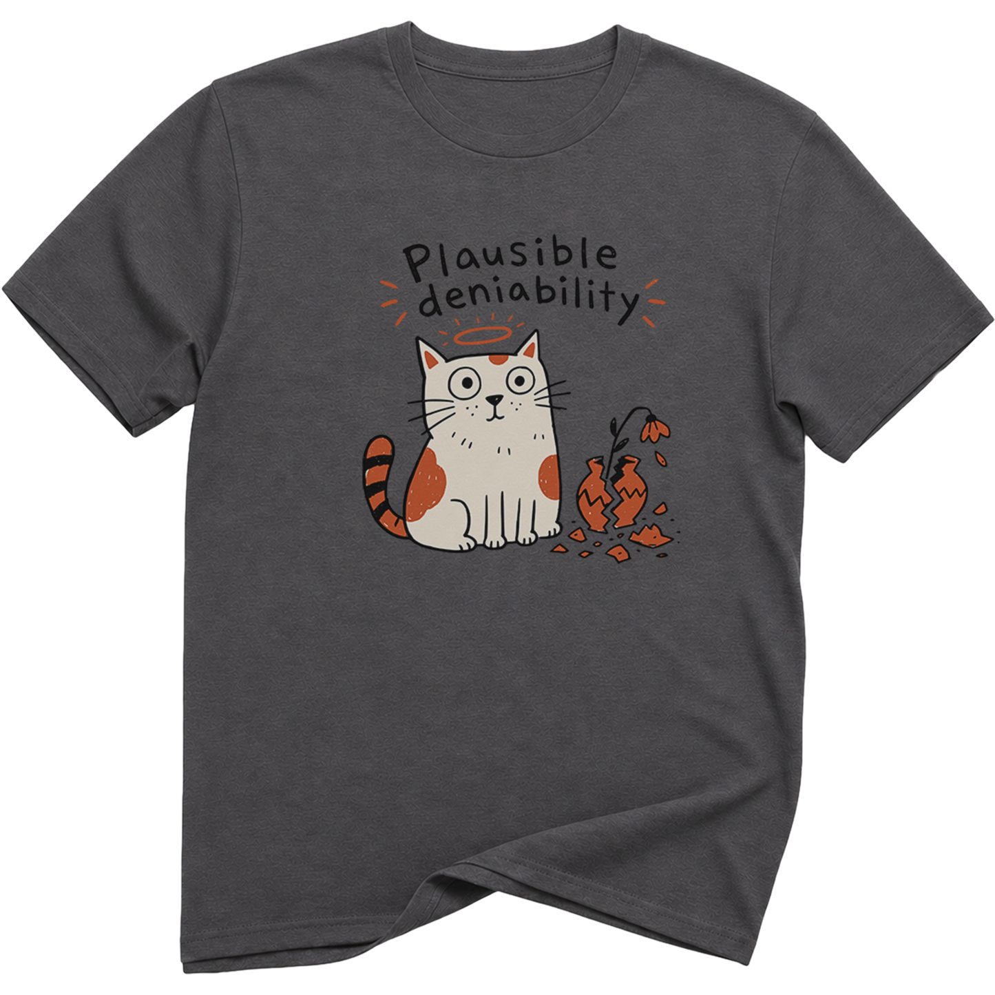Plausible Deniability Cat T-shirt