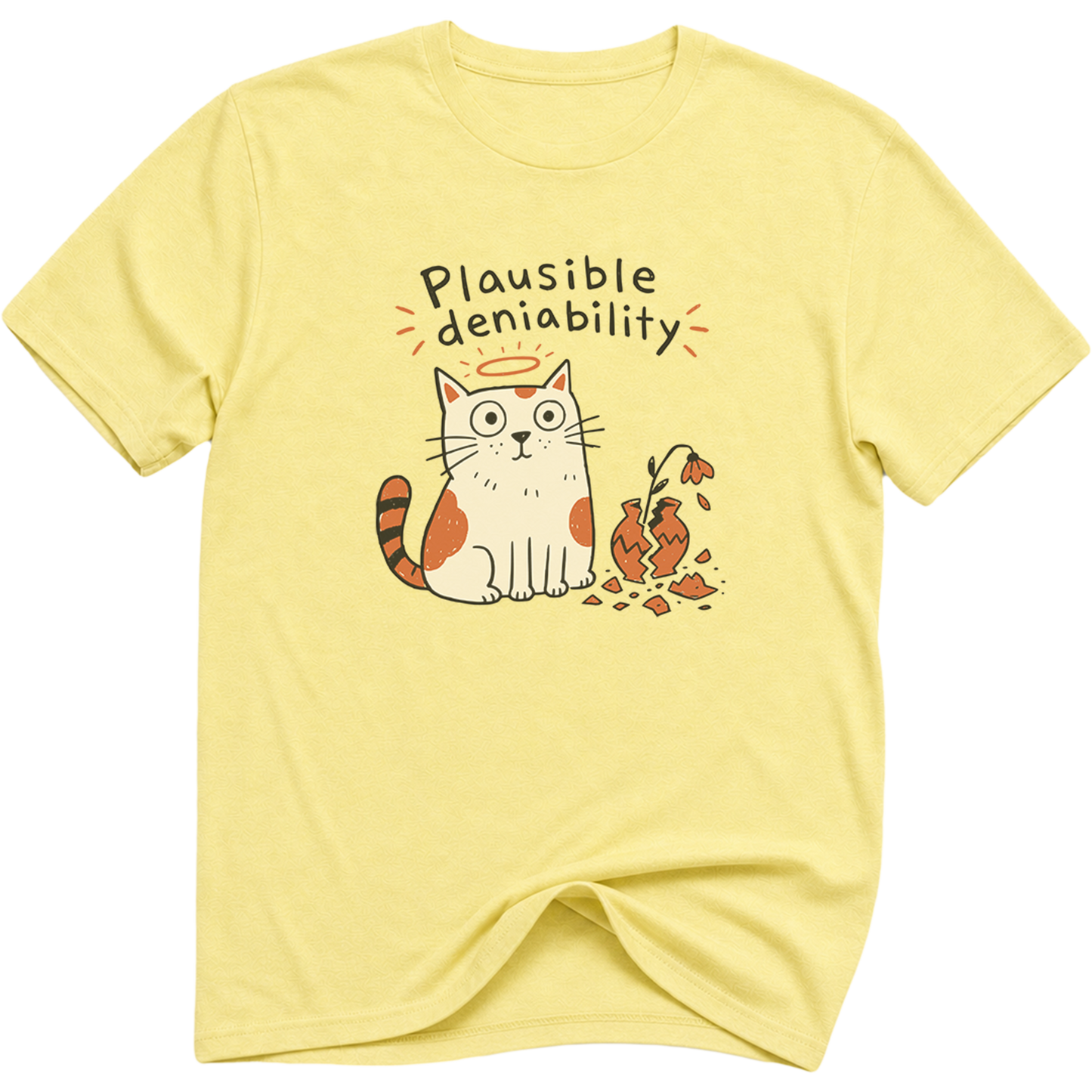 Plausible Deniability Cat T-shirt