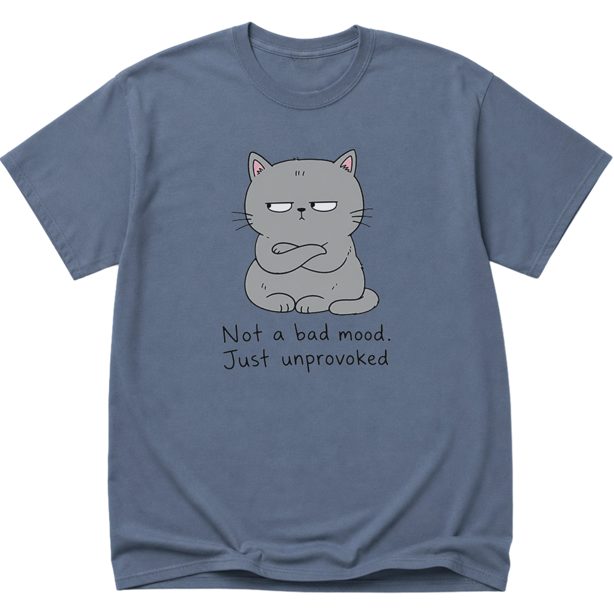 Not A Bad Mood cat T-Shirt