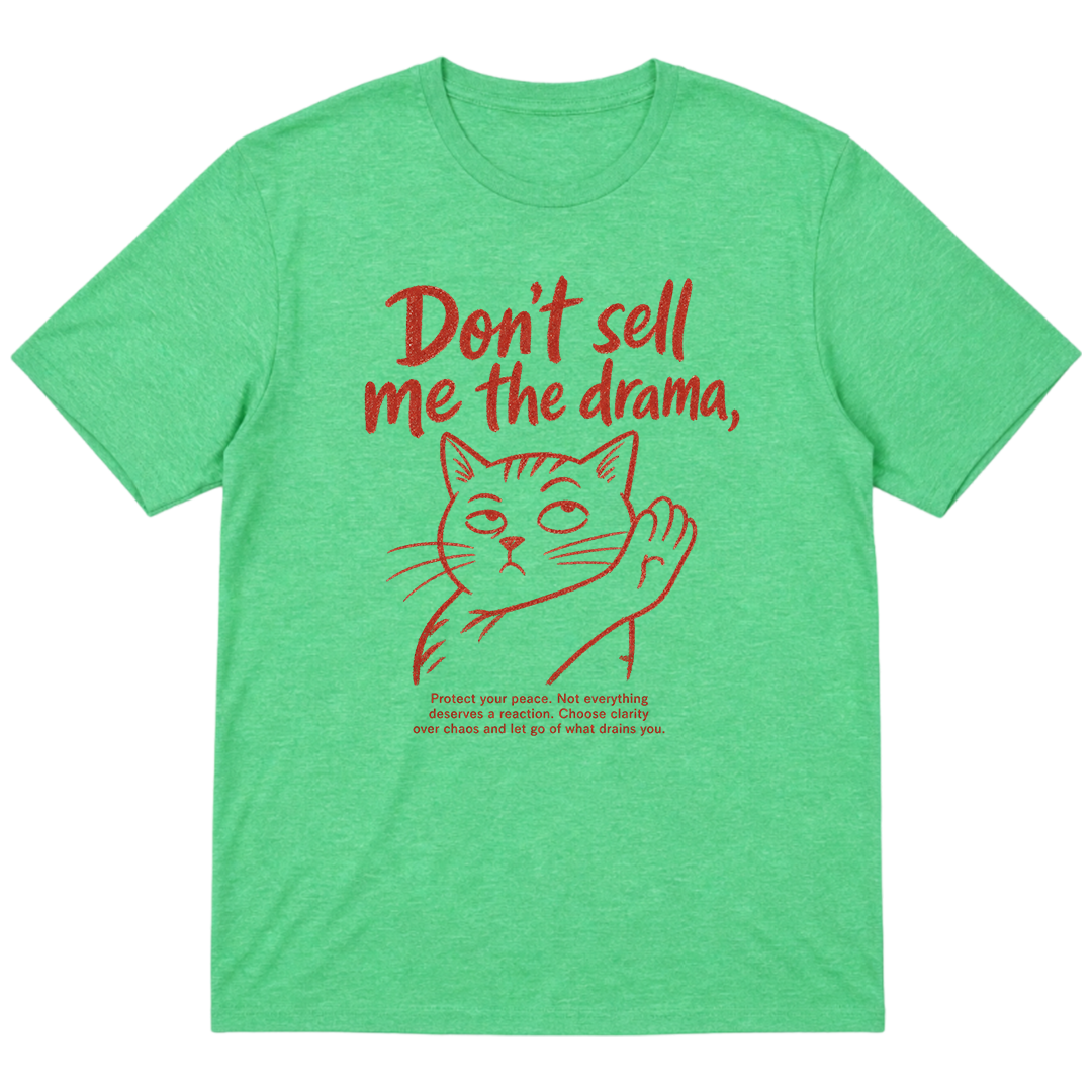 Don't Sell Me The Drama Cat T-Shirt