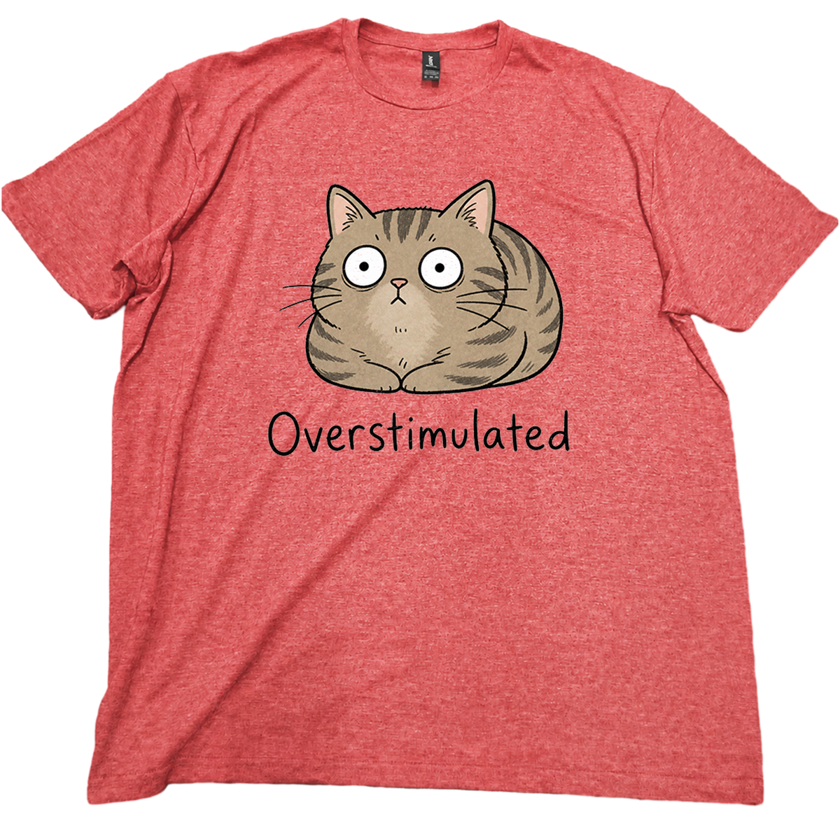 Overstimulated Cat T-Shirts
