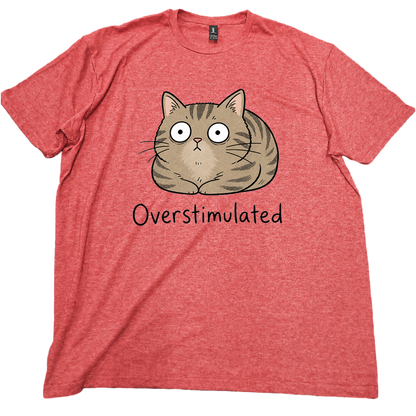 Overstimulated Cat T-Shirts