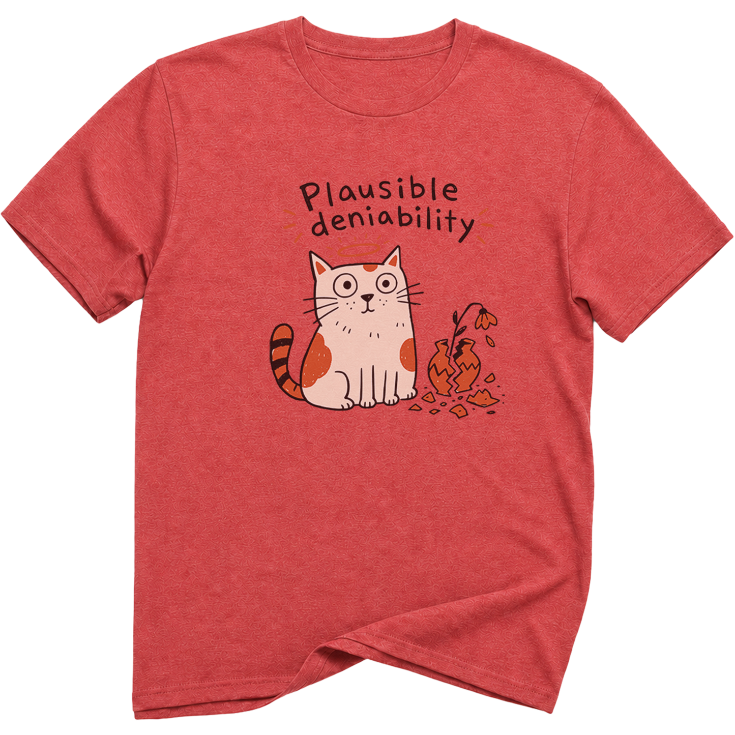 Plausible Deniability Cat T-shirt