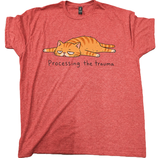 Processing The Trauma Cat T-Shirt