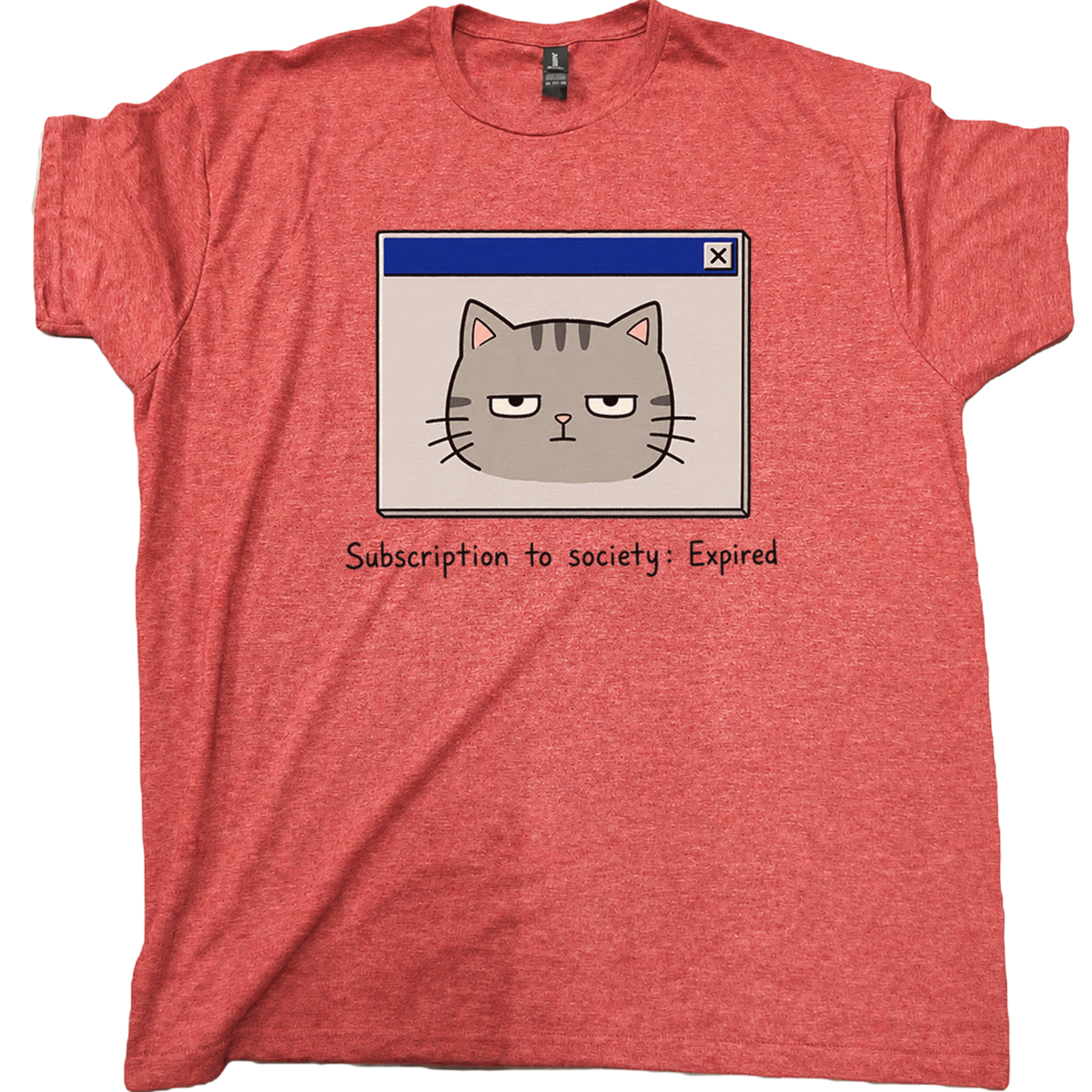 Subscription To Society Expired Cat T-Shirt
