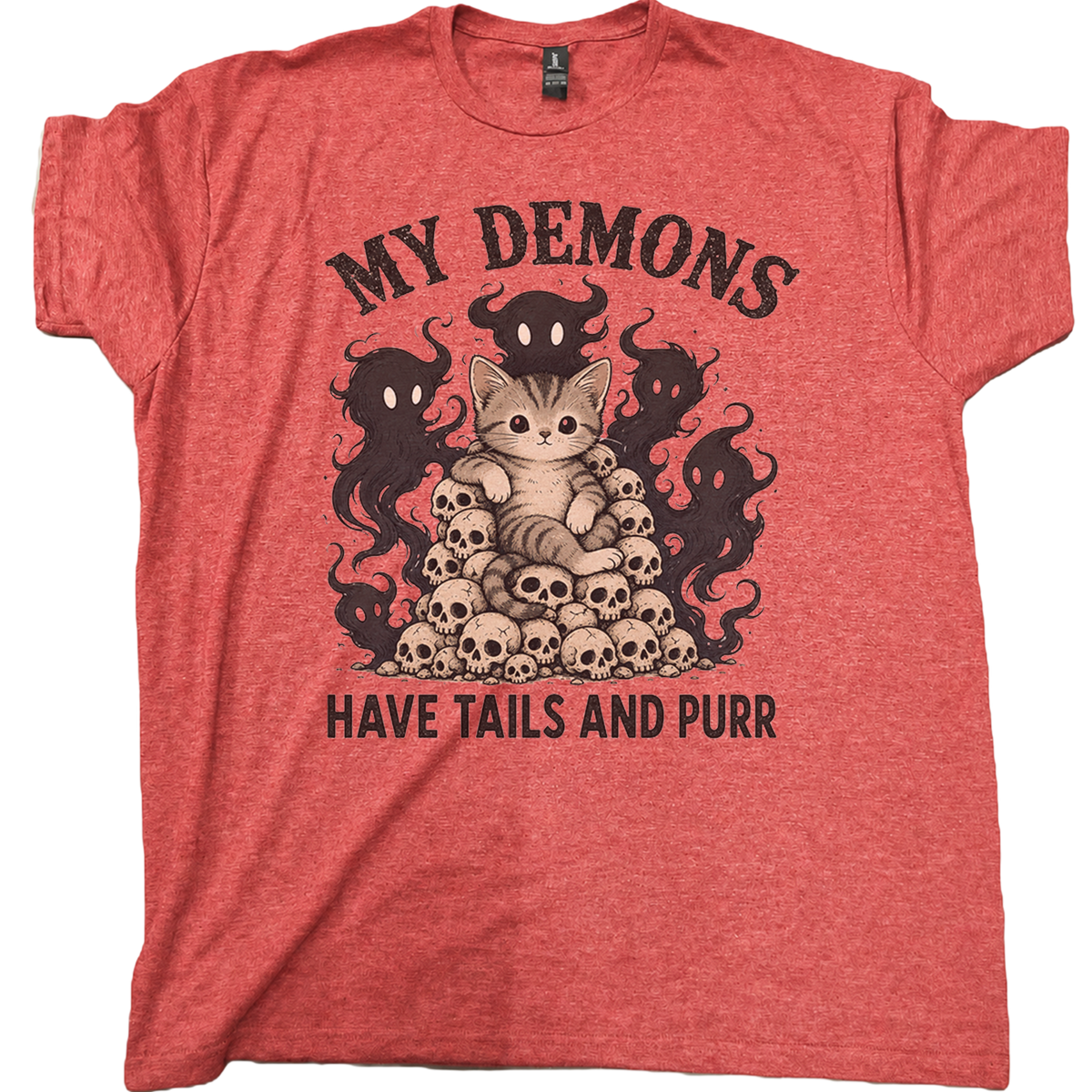 Tails and Purr skull cat T-Shirt