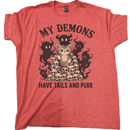 Tails and Purr skull cat T-Shirt