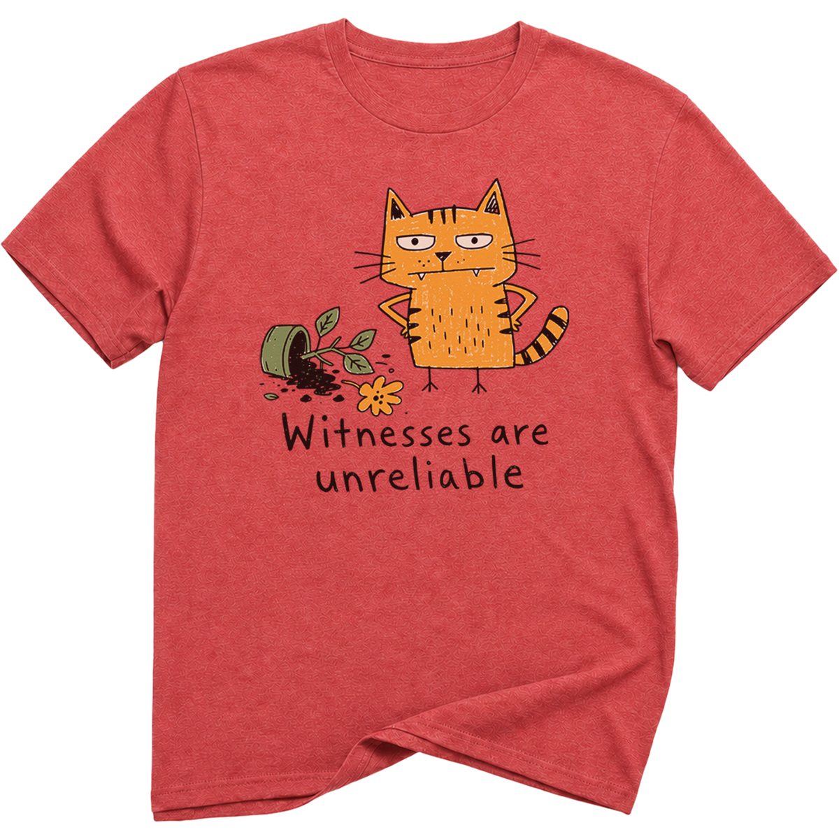 Witnesses Are Unreliable Cat T-Shirt
