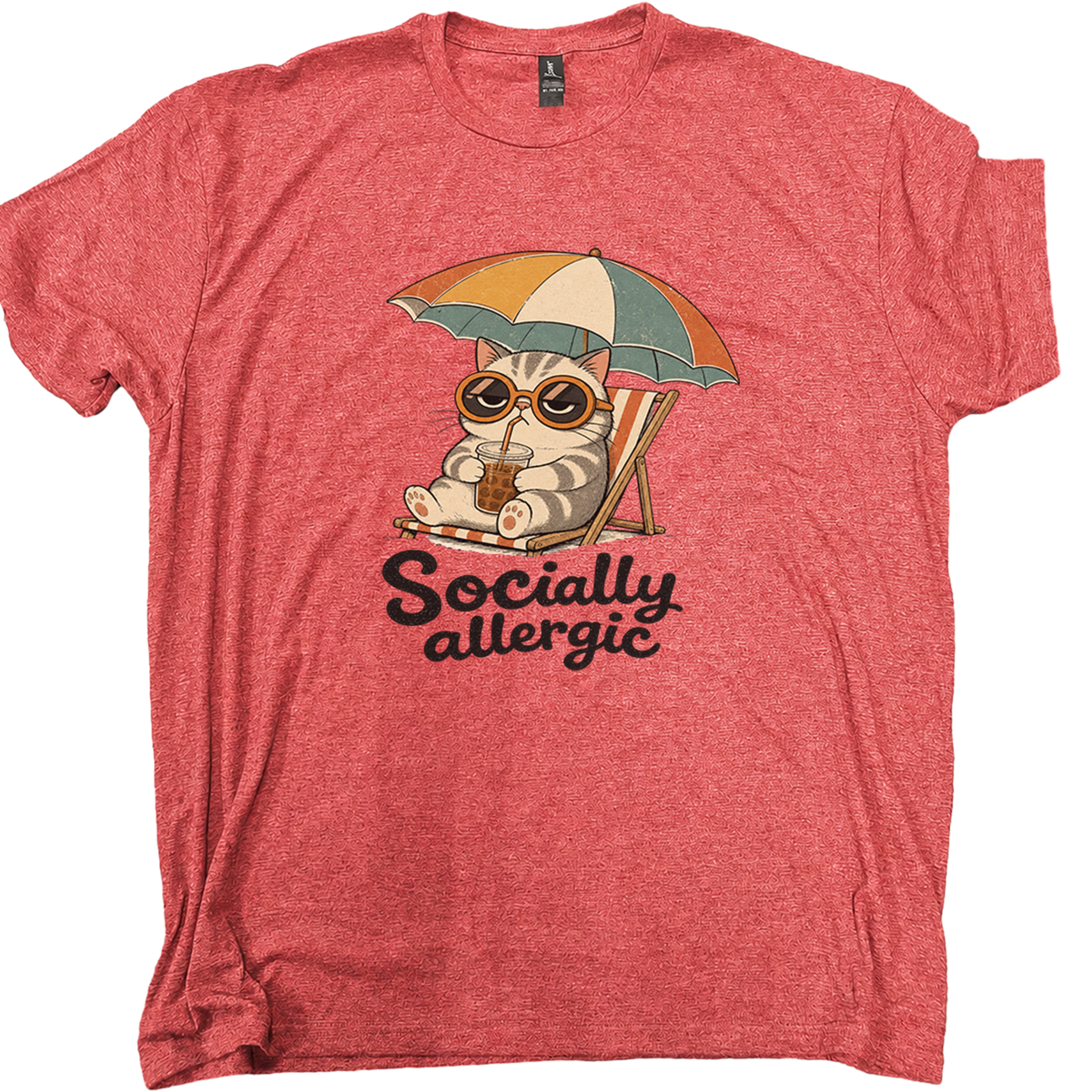 Socially Allergic Cat Shirt