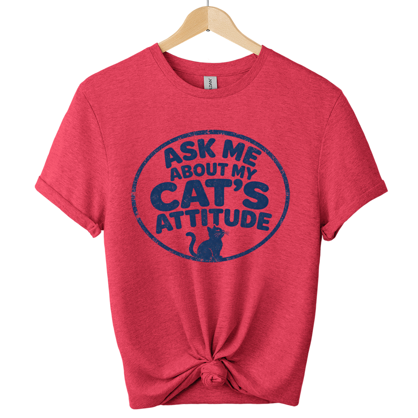 Ask Me About My Cat's Attitude T-Shirt