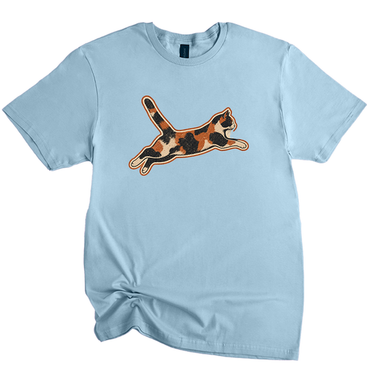Calico Chaos Agent Cat T-shirt
