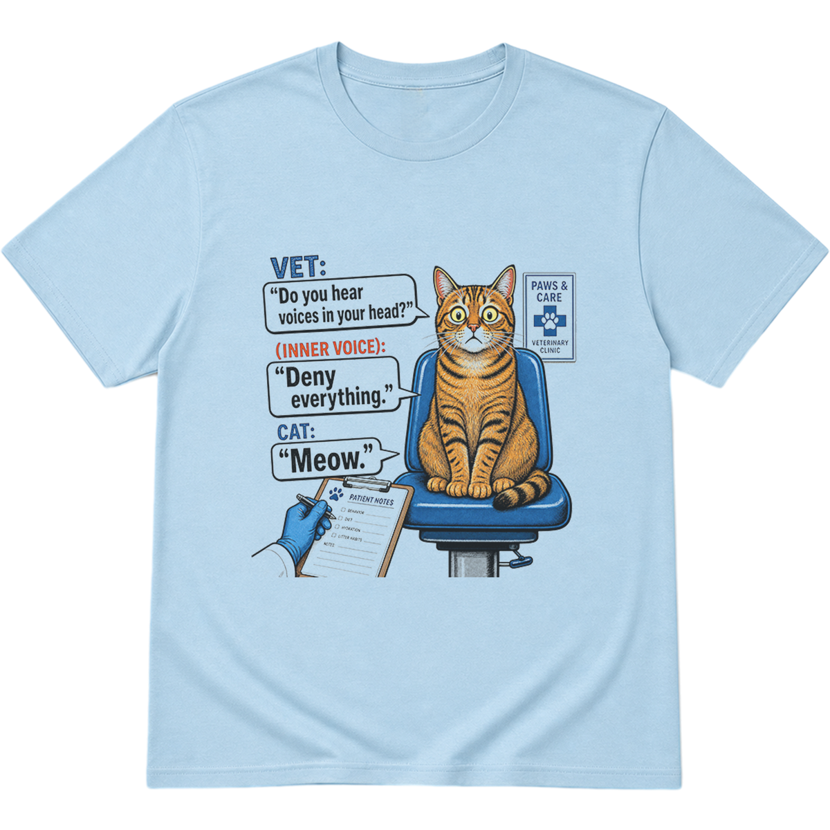 Inner Voice / Deny Everything cat-Shirt