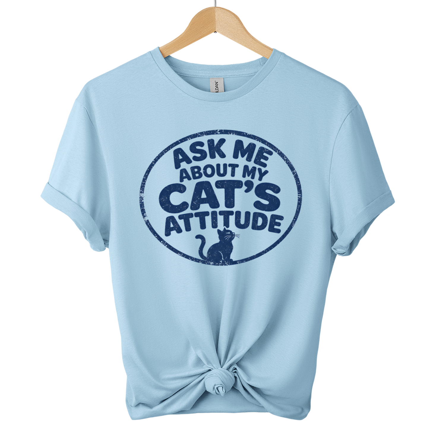 Ask Me About My Cat's Attitude T-Shirt