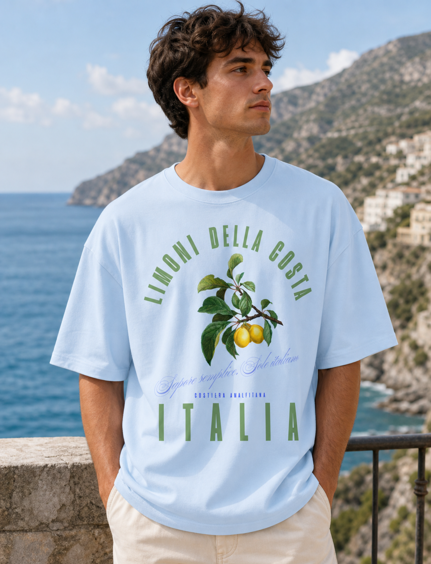 Limoni dela costa Design, Retro Style, T-shirts