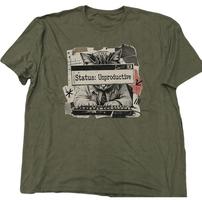 Unproductive Cat T-Shirt